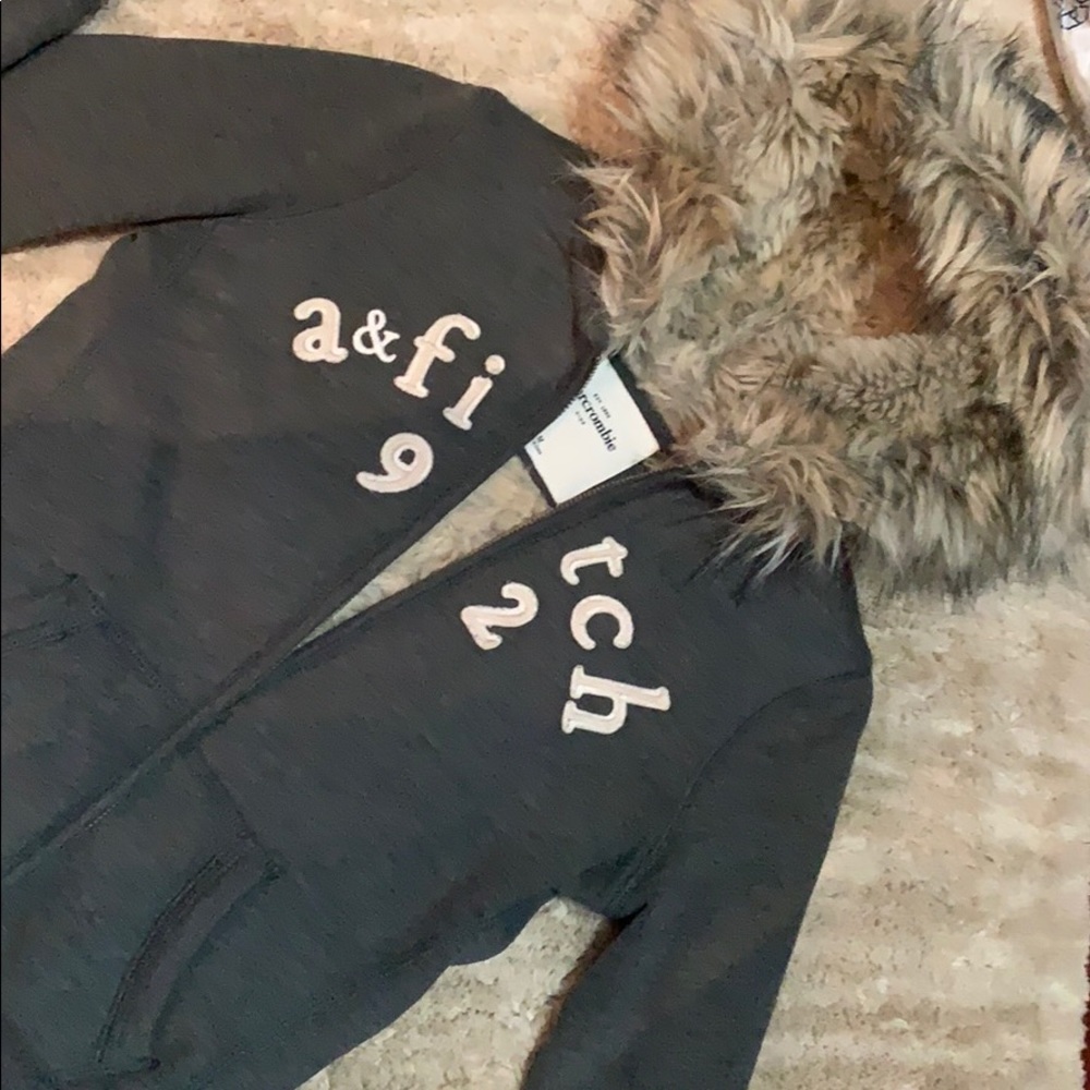 Abercrombie & Fitch Fur ZIP Hoodie